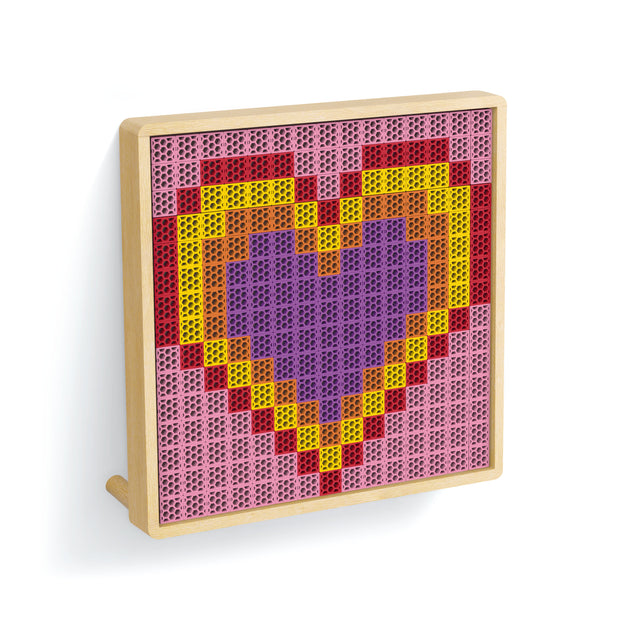 Pixel-Frame inkl. Motiv "HERZ"