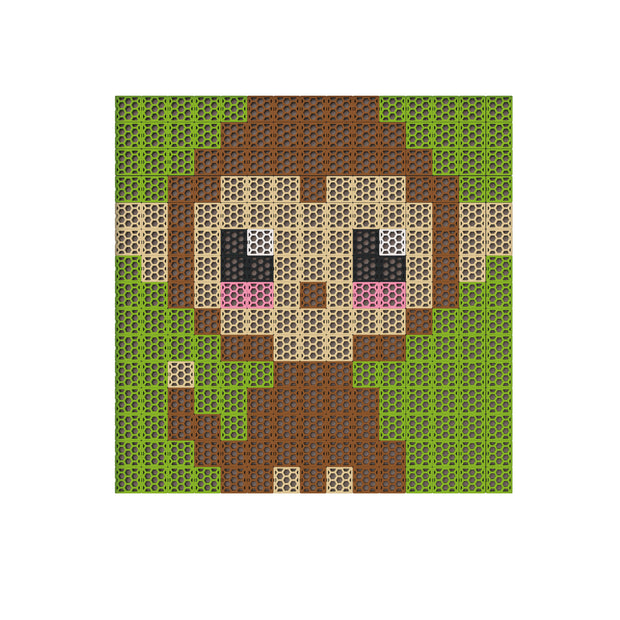 Pixel-Motiv "AFFE" (ohne Rahmen)