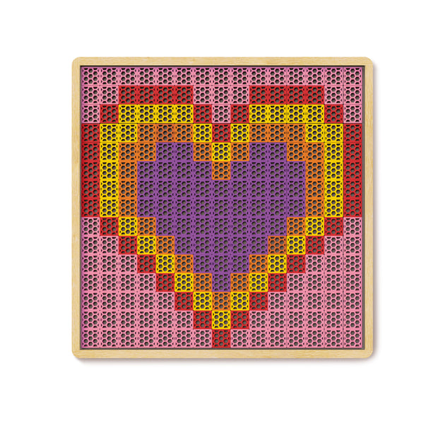 Pixel-Frame inkl. Motiv "HERZ"