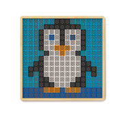Pixel-Frame inkl. Motiv "PINGUIN"