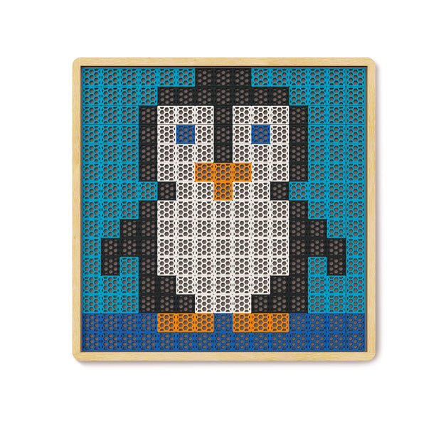 Pixel-Frame inkl. Motiv "PINGUIN"