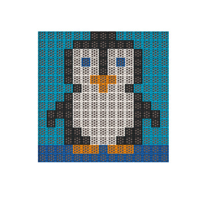 Pixel-Motiv "PINGUIN" (ohne Rahmen)