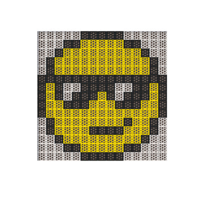 Pixel-Motiv "SMILEY" (ohne Rahmen)
