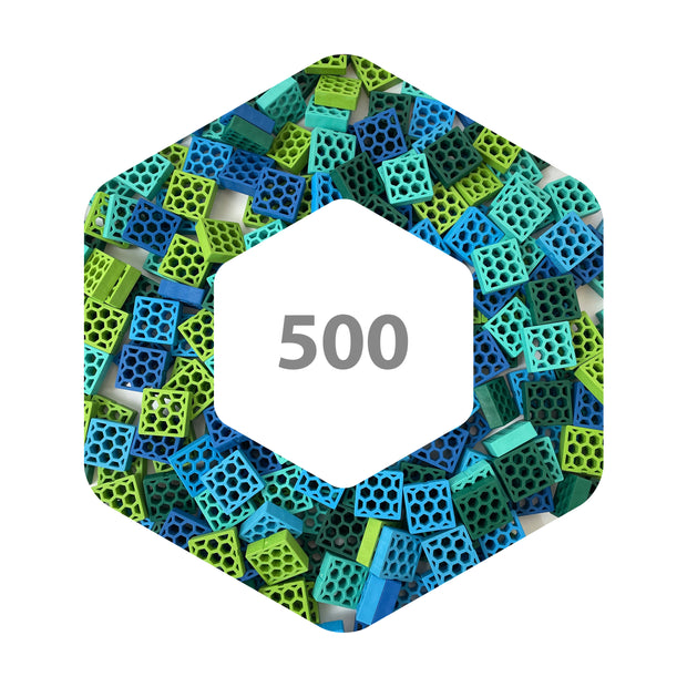 Pixel-Pack mit 500 Bausteinen