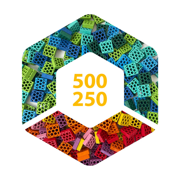 Pixel-Pack mit 750 Bausteinen