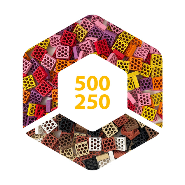 Pixel-Pack mit 750 Bausteinen