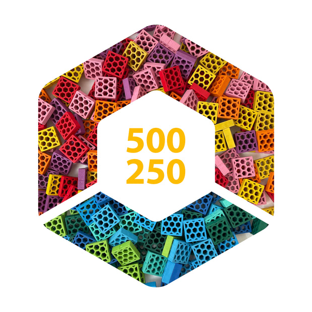 Pixel-Pack mit 750 Bausteinen