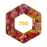 Pixel-Pack mit 750 Bausteinen