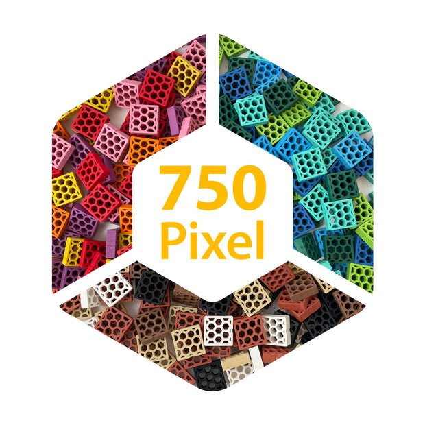 Pixel-Pack mit 750 Bausteinen