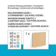 Pixel-Frame inkl. Motiv "PINGUIN"