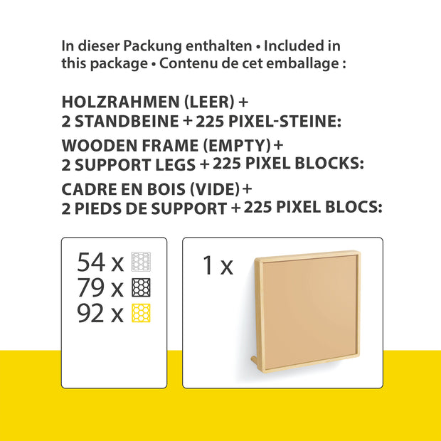 Pixel-Frame inkl. Motiv "SMILEY"
