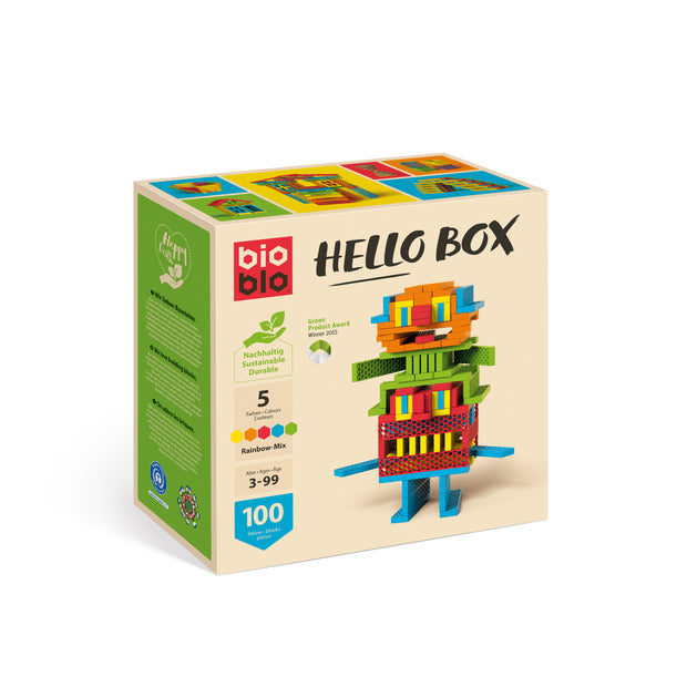 Hello Box "Rainbow-Mix" with 100 blocks